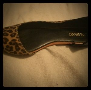 Lane Bryant leopard flats